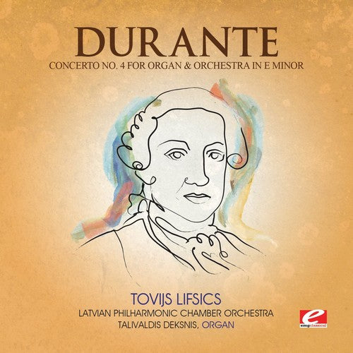 Durante: Concerto 4 Organ & Orch E Min - Record