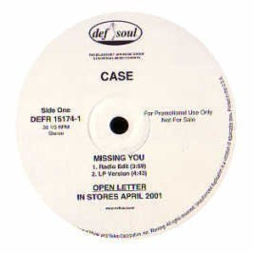 Case: Missing You - 12-INCH SINGLE
