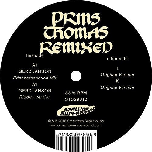 Prins Thomas: Gerd Janson Remixes - Record