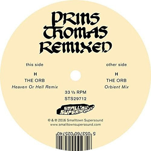 Prins Thomas: The Orb Remixes - Record