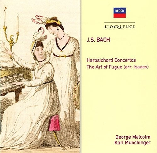 Bach / Malcolm, George: Bach: Art Of Fugue / Harpsichord Concertos 1 & 2 - Record