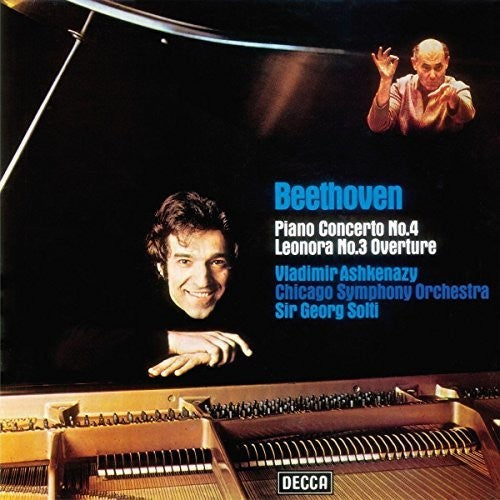 Beethoven / Ashkenazy / Chicago Symphony Orchestra: Piano Concerto No 4 in G / Overture Leonore No 3 - Record
