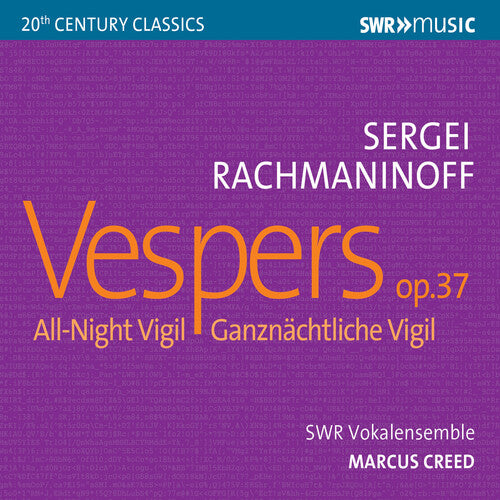 Rachmaninoff / Koch / Creed: Vespers 37 All Night Vigil - Record