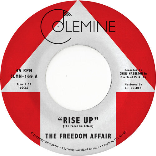 Freedom Affair: Rise Up (Blue Colored Vinyl) - 7-INCH SINGLE