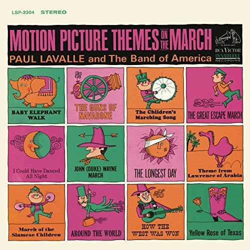 Paul Lavalle: Motion Picture Themes On the March - Record
