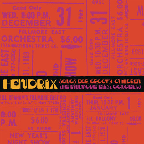 Jimi Hendrix: Songs For Groovy Children: The Fillmore East Concerts - VINYL