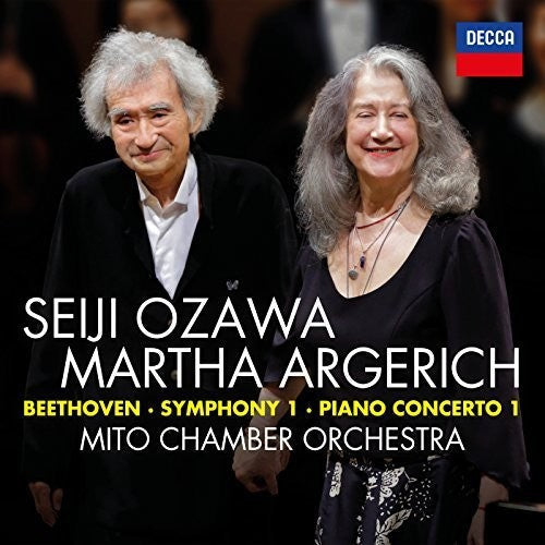 Beethoven / Argerich / Mito Chamber Orch / Ozawa: Symphony No 1 in C / Piano Concerto No 1 in C - Record