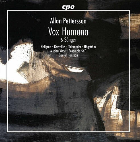 Hellgren  Greelius  Thimander  Hostrom  Musica Vitae  Ensemble Syd  Astrom  Hansson: Vox Humana / 6 Sanger - Record