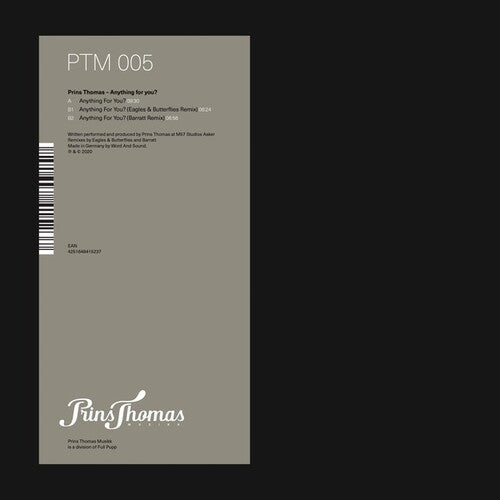 Prins Thomas: Anything For You - 12-INCH SINGLE