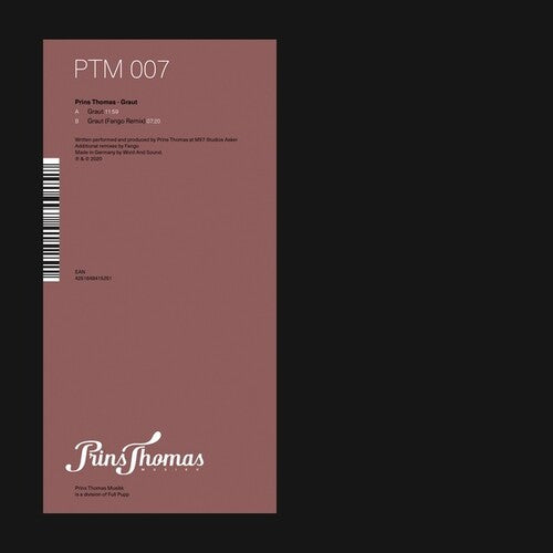 Prins Thomas: Graut (Fango Remix) - 12-INCH SINGLE