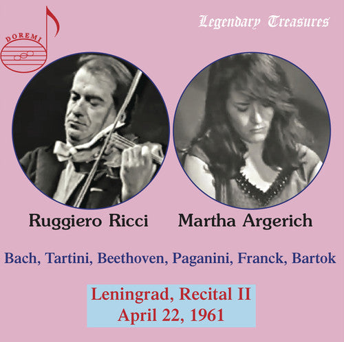 Bach, J.S. / Argerich / Ricci: Leningrand Recital 2 - Record