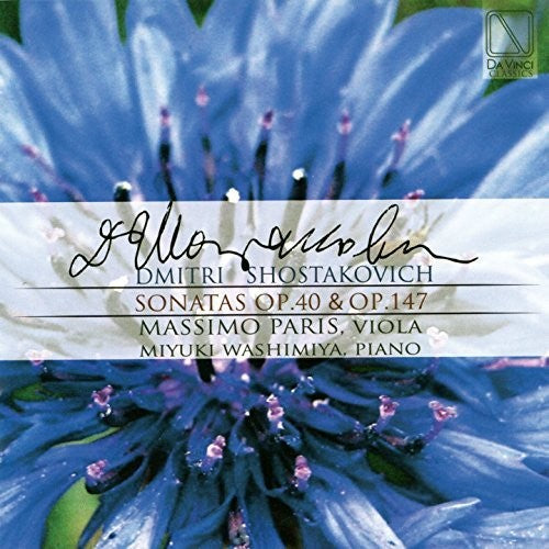 Shostakovich / Paris, Massimo / Washimiya, Miyuki: Shostakovich: Sonatas Op 40 & Op 147 - Record