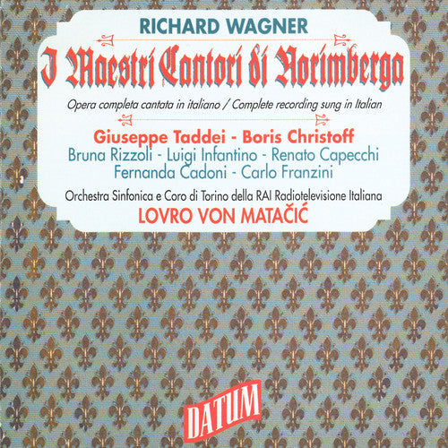 Wagner / Taddei / Torino: Maestri Cantori Di Norimberga - Record