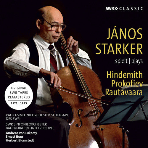 Hindemith / Prokofiev;: Janos Starker Plays Hindemith & Prokofiev - Record