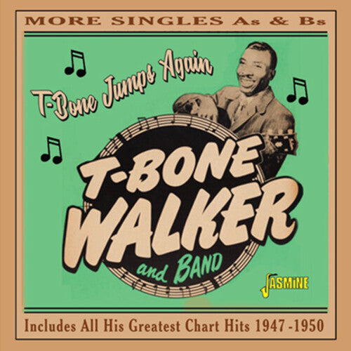 T-Bone Walker: T-Bone Jumps Again: More Singles As & Bs - Includes All His Greatest Chart Hits 1947-1950 - Record