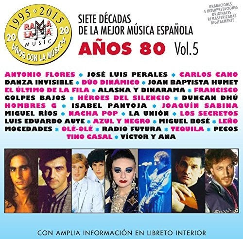 7 Decadas De La Mejor Musica Espanola Anos 80 V5: 7 Decadas De La Mejor Musica Espanola Anos 80 Vol 5 / Various - CD
