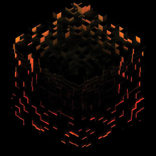 C418: Minecraft Volume Beta - Red Orange & Yellow Splatter - Record