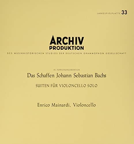 Enrico Mainardi: Bach Suites For Cello Solo - Record