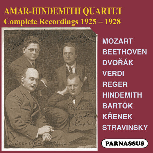 Amar-Hindemith Quartet: Amar-Hindemith Quartet complete recordings 1925-8 - Record