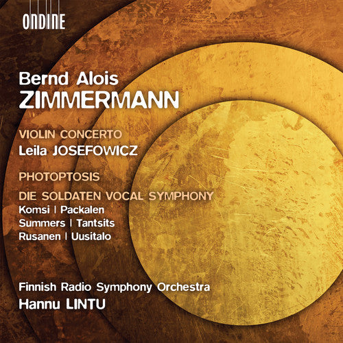 Zimmermann / Josefowicz: Violin Concerto / Photoptosis - Record