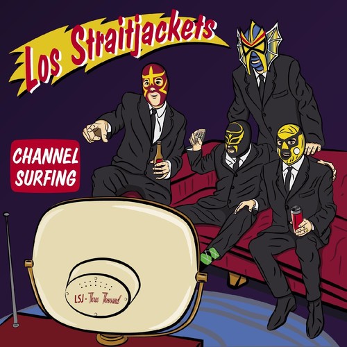 Los Straitjackets- Channel Surfing EP [Vinyl] { VINYL LP }