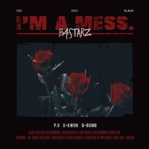 Block B - Bastarz: 3rd Mini Album : I'm A Mess (Incl. 37-page booklet, lyrics paper,sticker & photocard) - CD