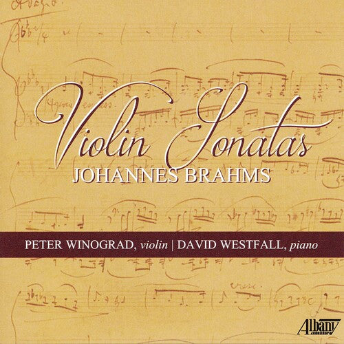 Winograd & Westfall: Violin Sonatas Johannes Brahms - Record