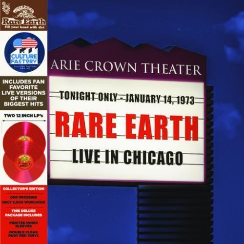 Rare Earth- Live in Chicago (Indie Exclusive Vinyl) (Red Translucent Vinyl) { VINYL LP }
