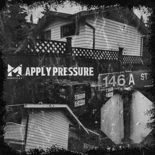 Merkules: Apply Pressure  (Clear w/ black splatter) - Record