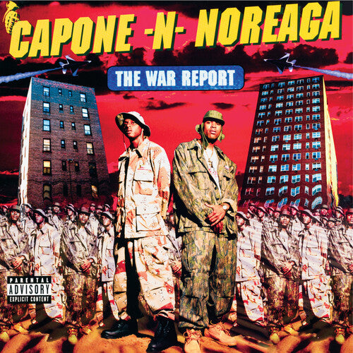 Capone-N-Noreaga: The War Report (Clear Vinyl with Red & Blue Splatter Vinyl) - Record