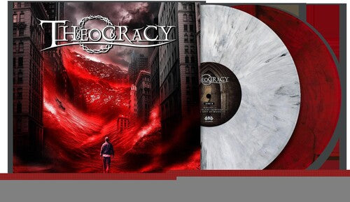 Theocracy- As the World Bleeds (White/Black Marble + Blood Red Vinyl) { VINYL LP }