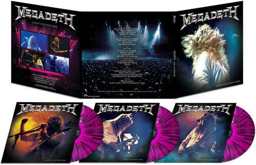 Megadeth- A Night In Buenos Aires (Purple & Black Splatter) { VINYL LP }