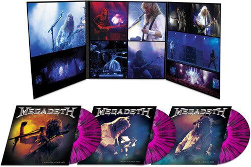 Megadeth- A Night In Buenos Aires (Purple & Black Splatter) { VINYL LP }