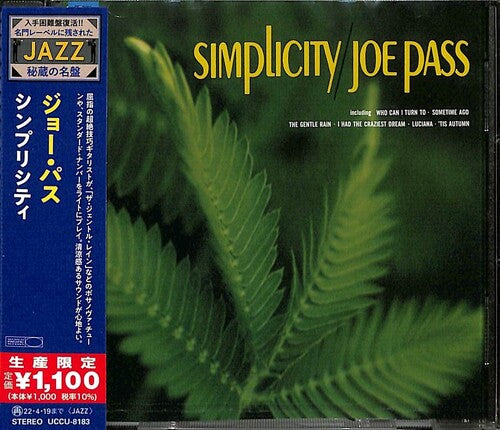 Joe Pass: Simplicity - CD