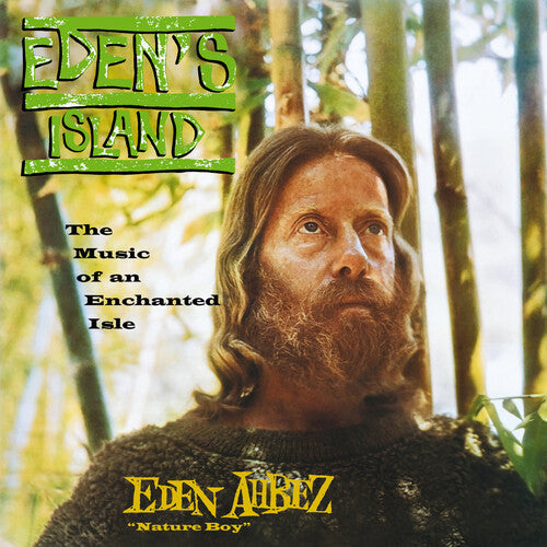 Eden Ahbez: Eden's Island (Wood Slipcase Edition) (Clear Forest/Leaves Splatter) - Record