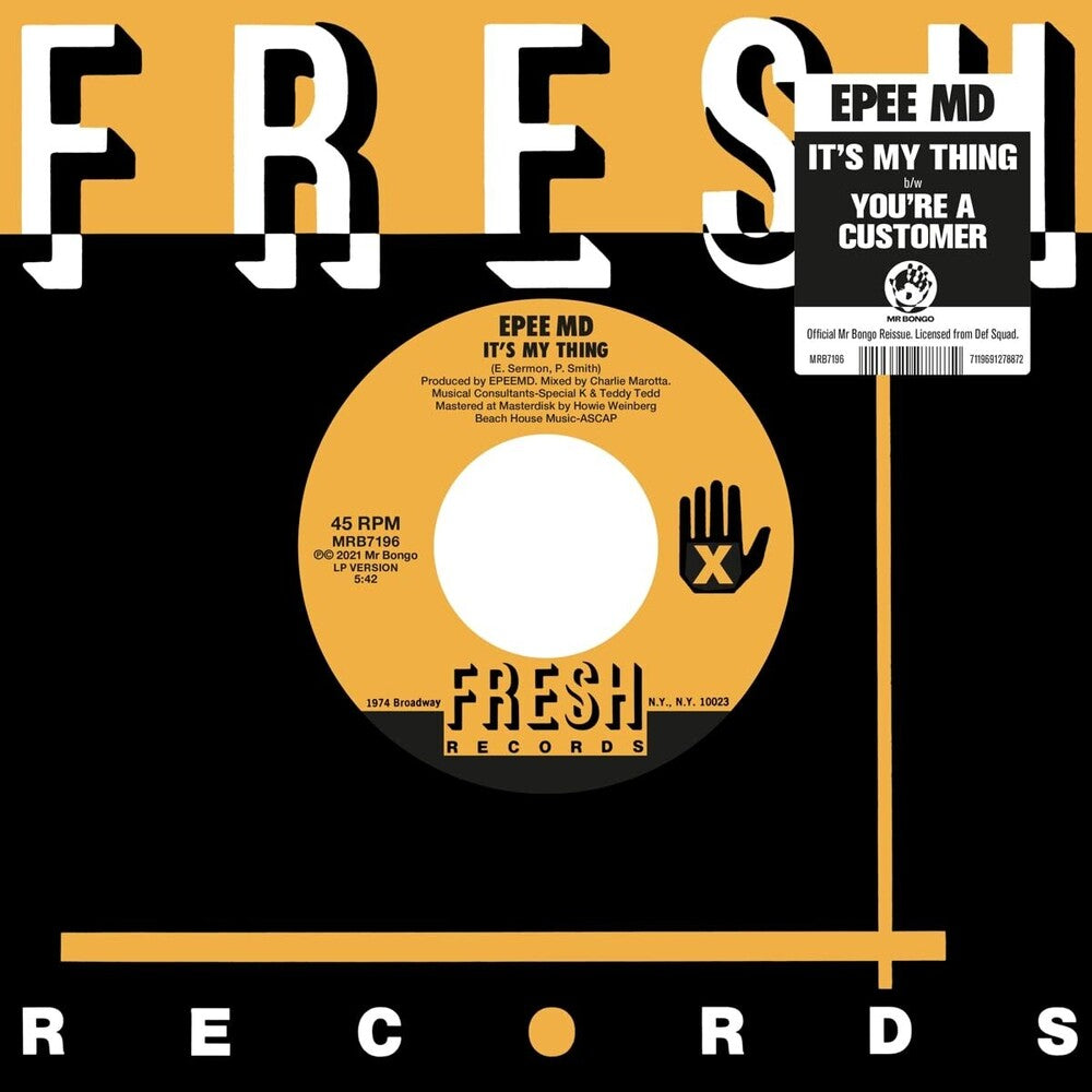 Epmd- It's My Thing / You're A Customer { VINYL LP }