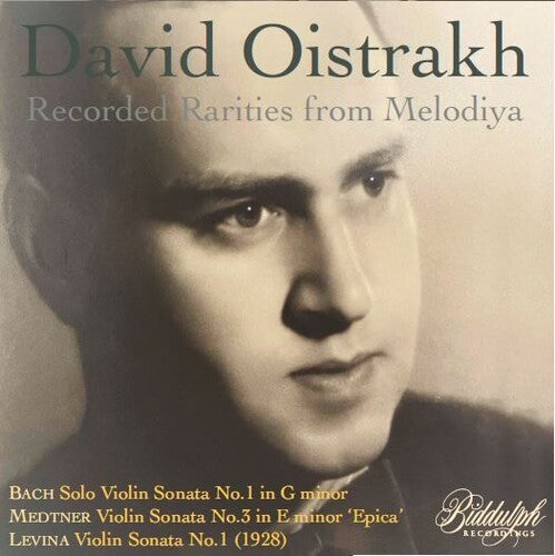 David Oistrakh: David Oistrakh Plays Bach, Medtner & Levina - Record