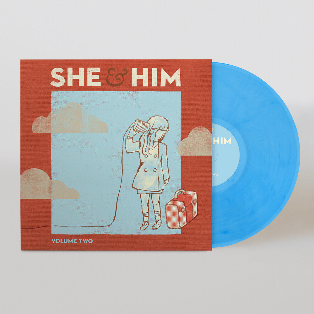 She & Him- Volume Two - Sky Blue (Blue) [Colored Vinyl] { VINYL LP }
