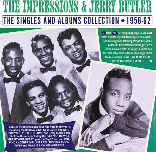 The Impressions & Jerry Butler: The Singles And Albums Collection 1958-62 - CD