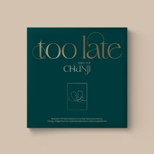 Chunji ( Teen Top ): Too Late -5pc Postcard Set, Message Card + Photocard - CD