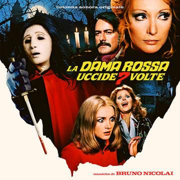Bruno Nicolai- La Dama Rossa Uccide Sette Volte (The Red Queen Kills Seven Times) -RSD22 { VINYL LP }