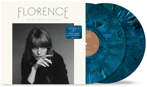 Florence + The Machine- How Big, How Blue, How Beautiful (10th Anniversary Edition) [Blue Marble 2 LP] { VINYL LP }