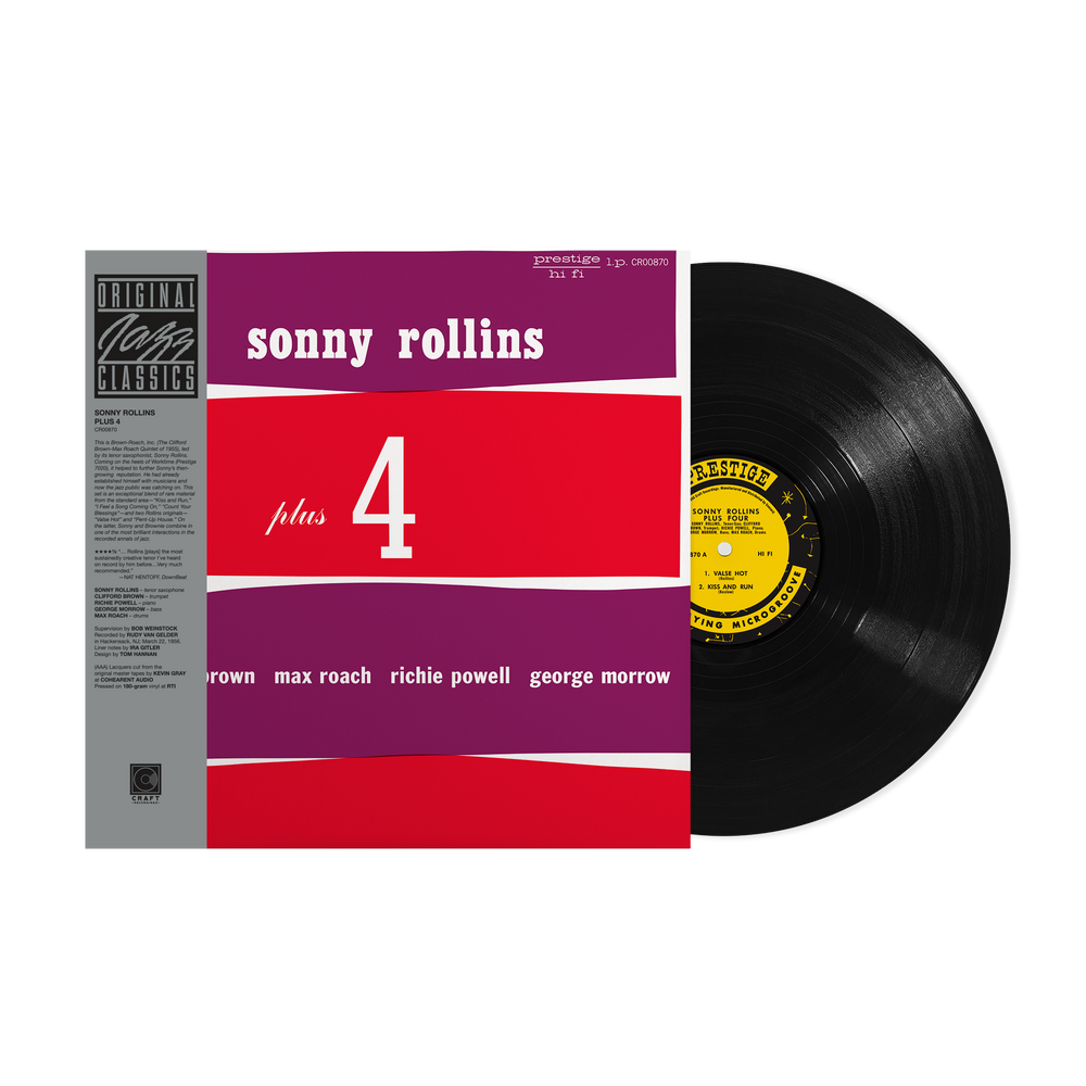 Sonny Rollins- Plus 4 (Original Jazz Classics Series) - [180g LP] { VINYL LP }