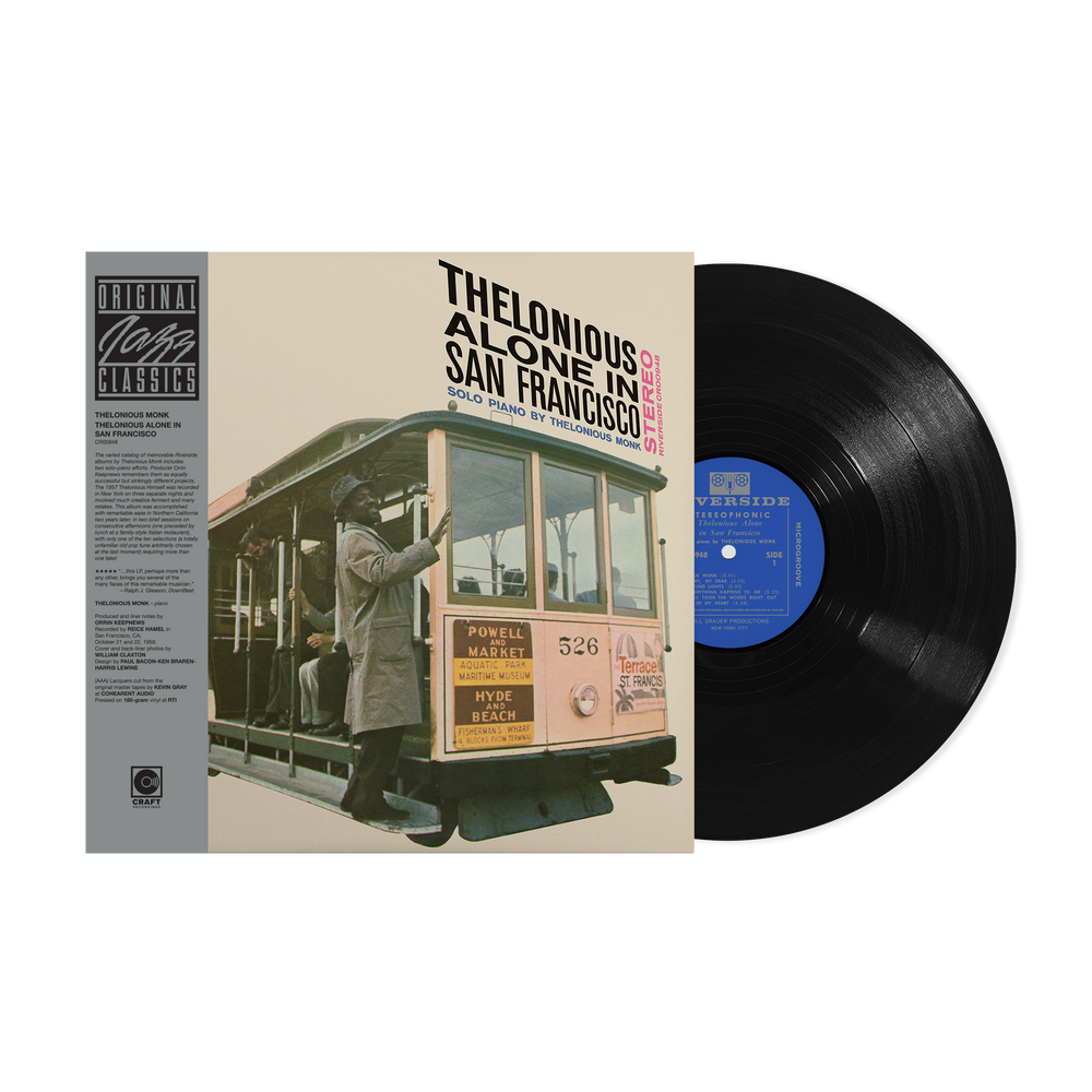 Thelonious Monk- Thelonious Alone in San Francisco (Original Jazz Classics Series) [180 Gram] { VINYL LP }