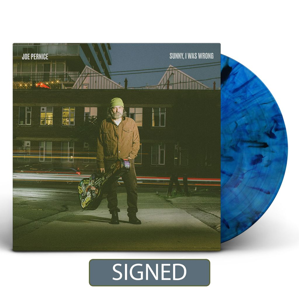 Joe Pernice- Sunny, I Was Wrong [Autographed Indie Exclusive Blue and Black Splatter] { VINYL LP }