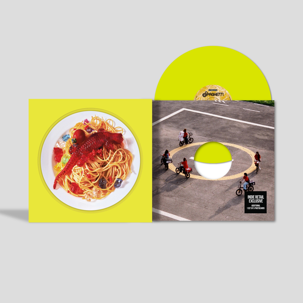 LE SSERAFIM- 1st Single Album 'SPAGHETTI' (Indie Exclusive) [Neon Yellow + Photocards] { VINYL LP }
