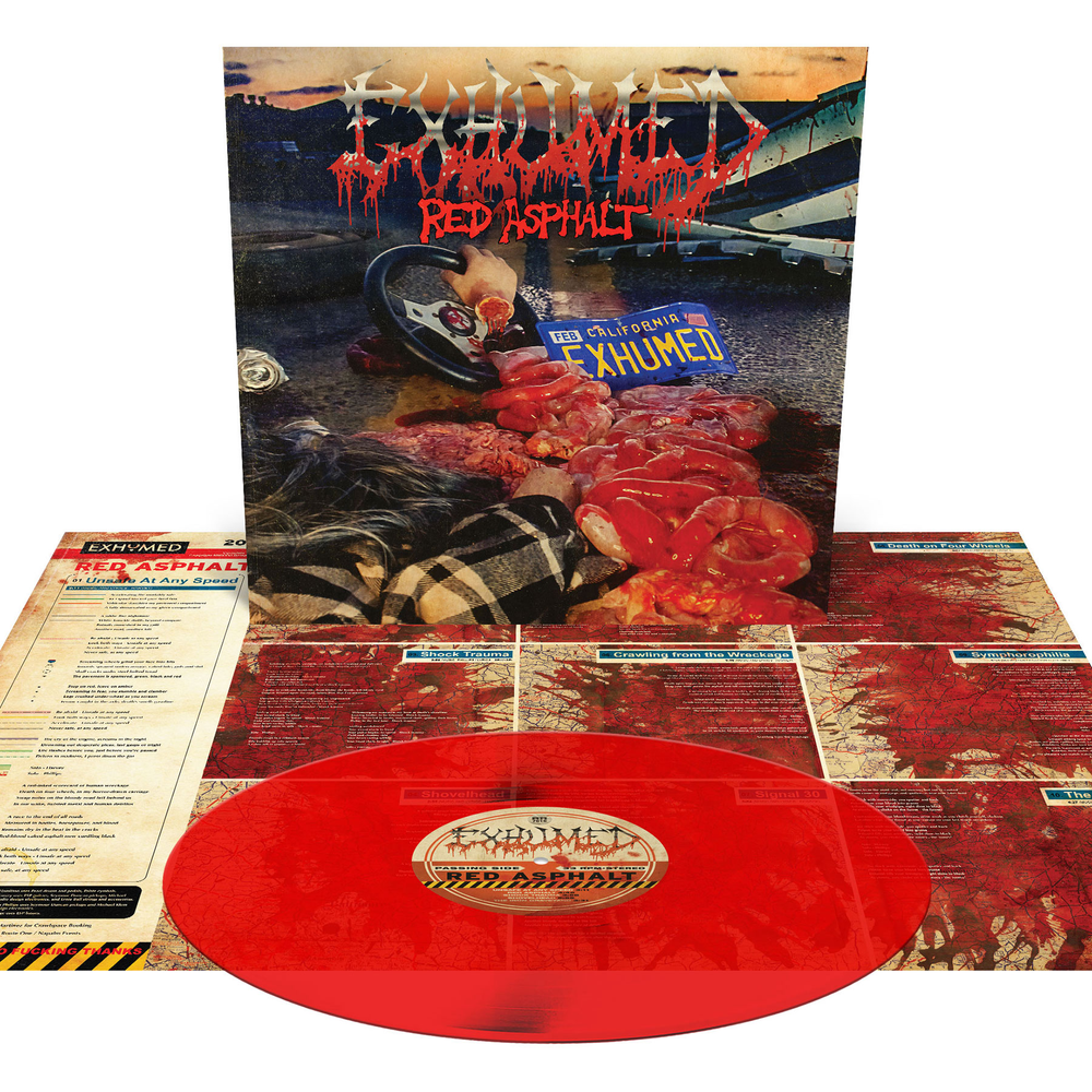 Exhumed- Red Asphalt Mocks [Blood Red] { VINYL LP }