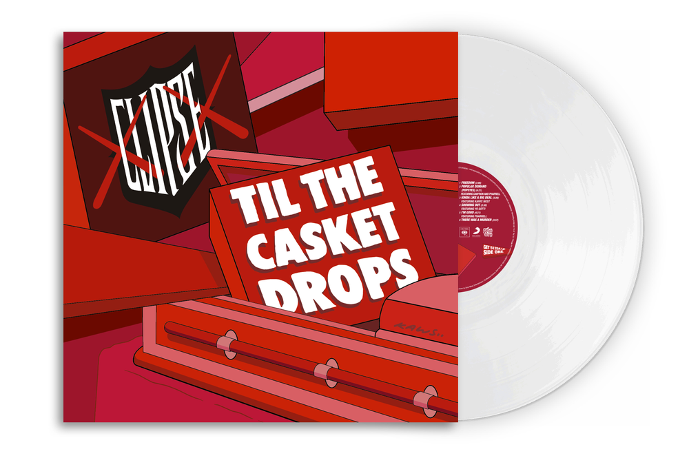 Clipse- Til The Casket Drops [White] (DAMAGED) { VINYL LP }