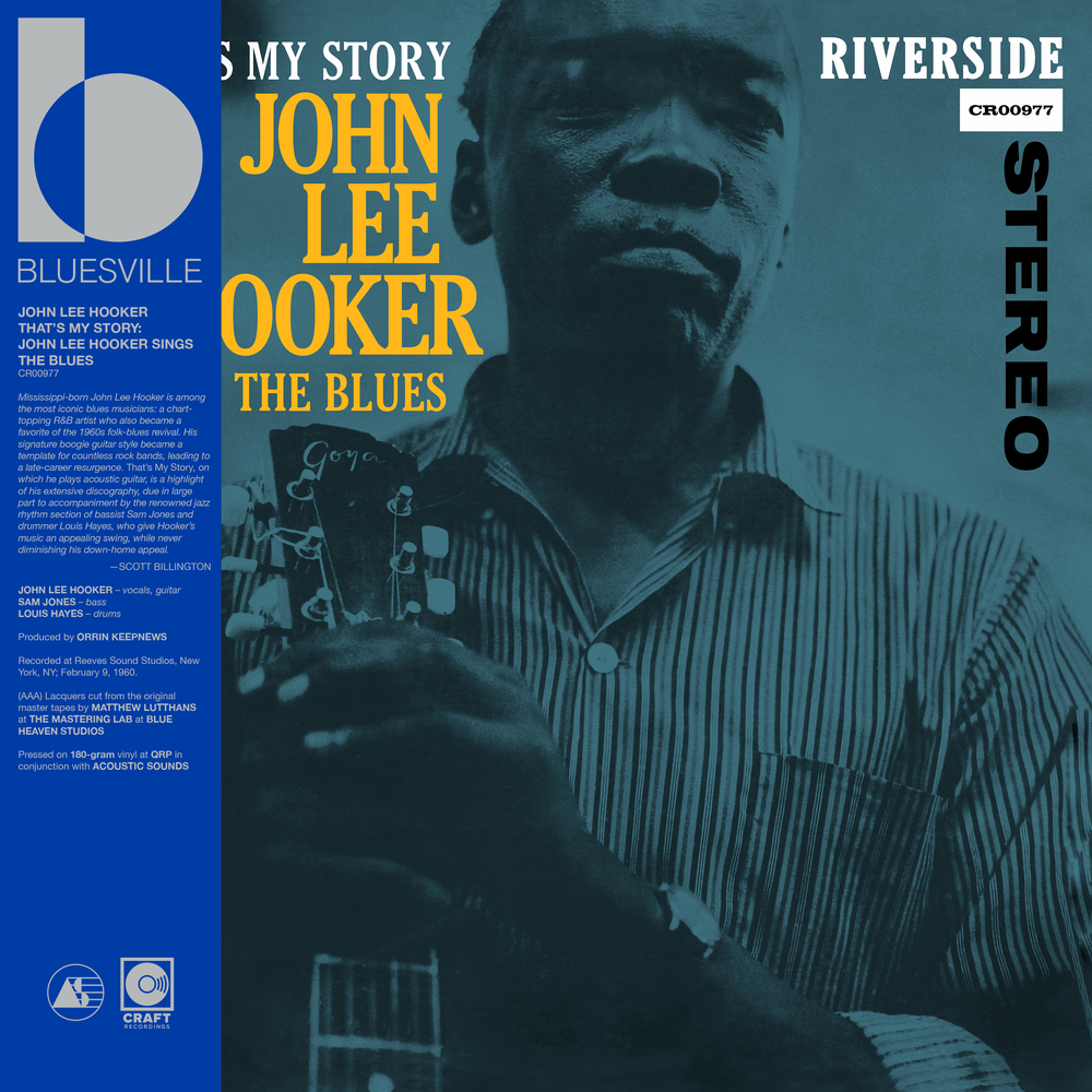 John Lee Hooker- That's My Story: John Lee Hooker Sings The Blues (Bluesville Acoustic Sounds Series) [180g Black Vinyl - paper wrapped] { VINYL LP }