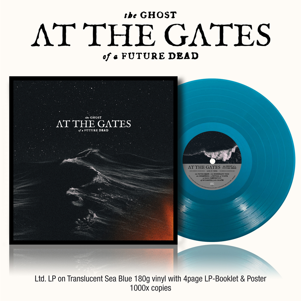 At The Gates- The Ghost of a Future Dead [Transparent Sea Blue] { VINYL LP }